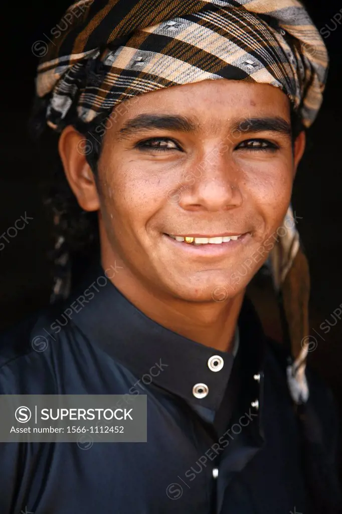 Portrait of a young bedouin man, Petra, Jordan
