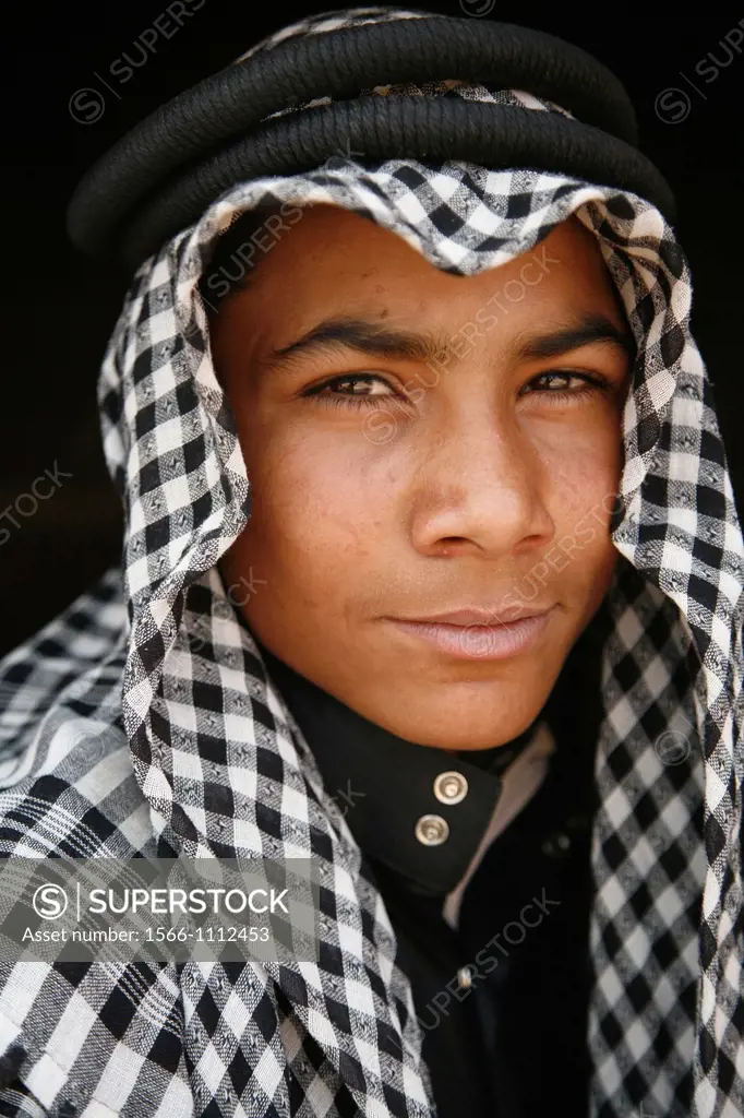 Portrait of a young bedouin man, Petra, Jordan