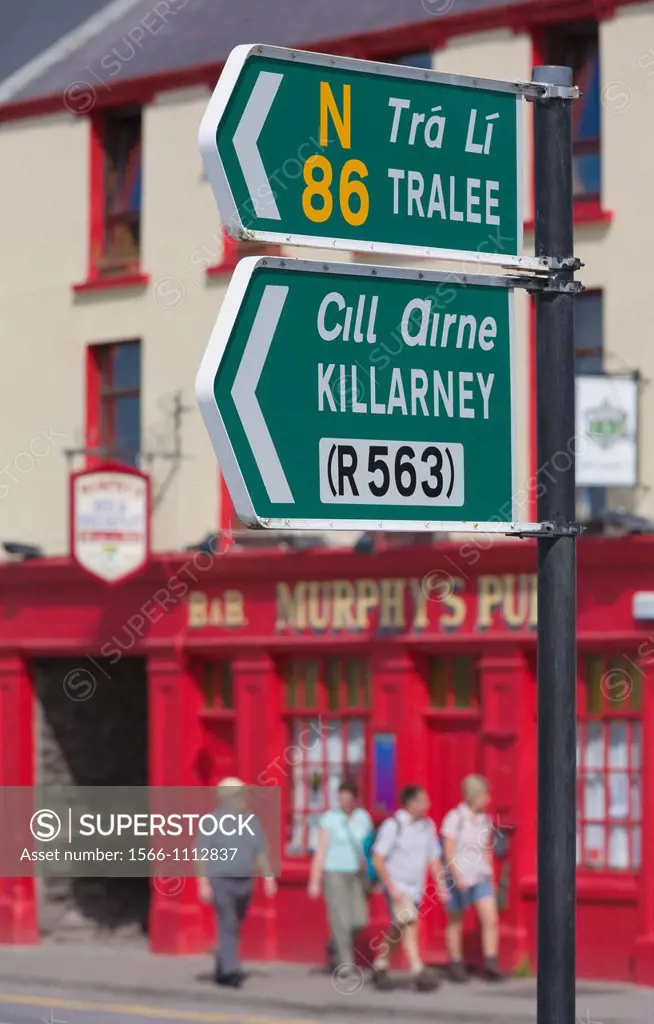 Signposts, Dingle, Dingle Peninsula, County Kerry, Ireland