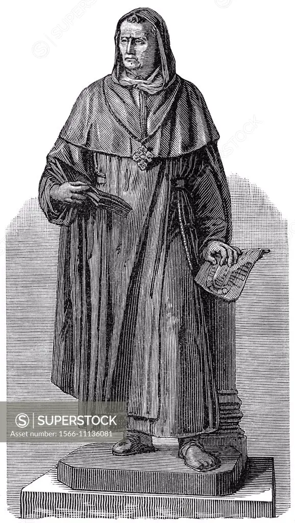 Albertus Magnus or Albert the Great and Albert of Cologne, 1193/1206 - 1280, a Catholic saint and a German Dominican friar,.