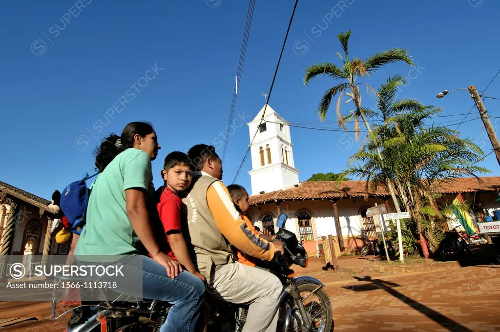 Concepción, town in the lowlands of Eastern Bolivia. It is known as part of the Jesuit Missions of the Chiquitos, declared in 1990 a World Heritage Si...