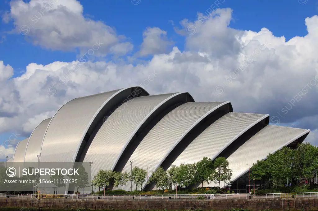 UK, Scotland, Glasgow, Clyde Auditorium, The Armadillo,.