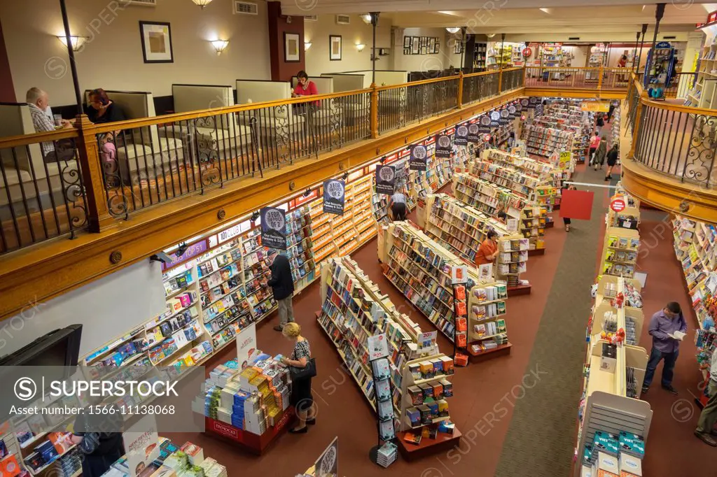 Australia, NSW, New South Wales, Sydney, Central Business District, CBD, George Street, The Dymocks Building, Dymocks Stationery, bookstore, books, sa...