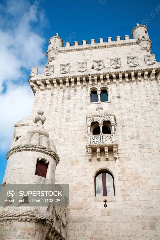 Belem Tower Belem Lisbon Portugal.