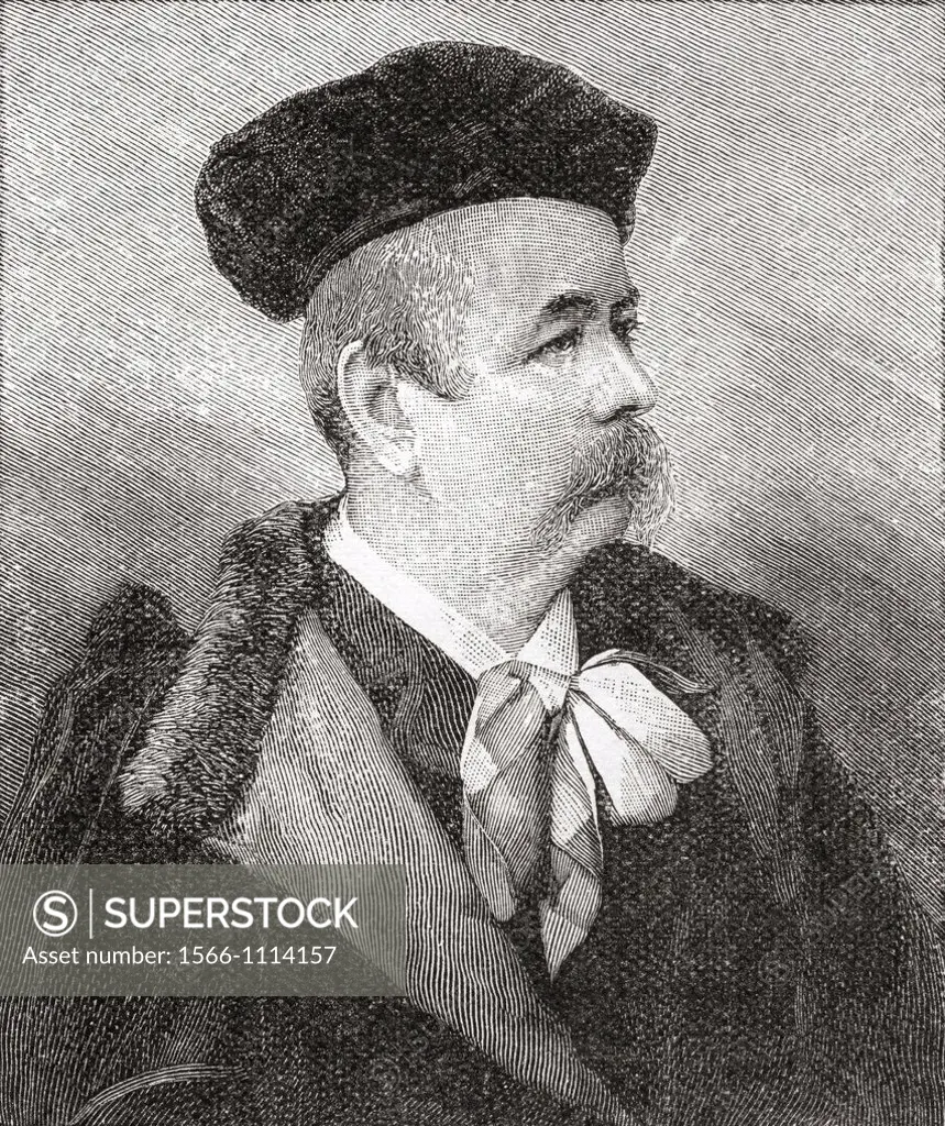 Charles Frederick Worth, 1826-1895  English fashion designer  From The Strand Magazine published 1894