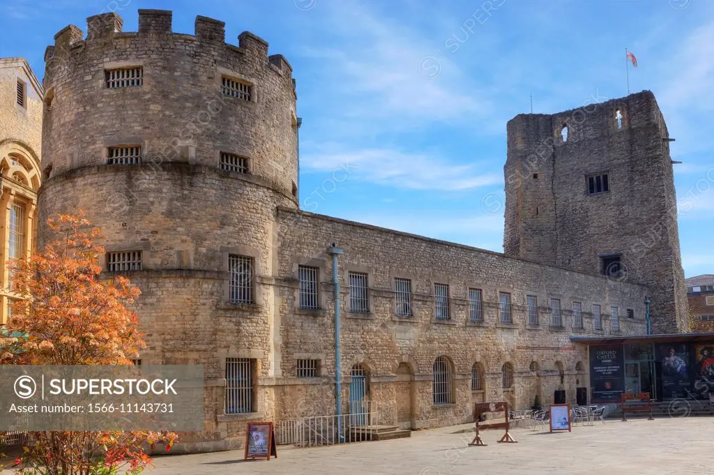 Oxford Castle, Oxford, Oxfordshire, England, United Kingdom.