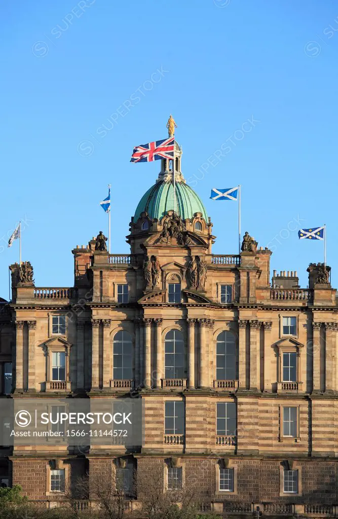 UK, Scotland, Edinburgh, Bank of Scotland,.