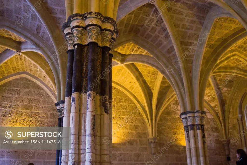 Monastery, Monastery of stone Zaragoza, Spain.