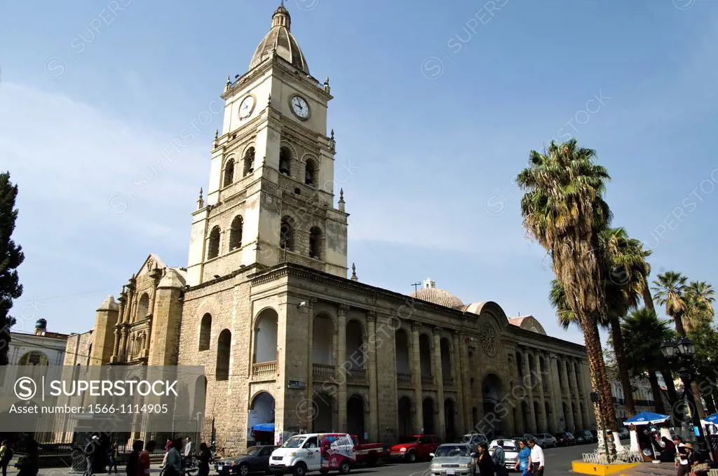 Bolivia. Cochabamba city. The Cathedral (1701-1735).