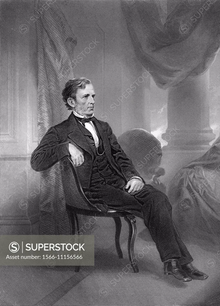 William Pitt Fessenden, 1806 - 1869, an American politician, Secretary of the Treasury,.