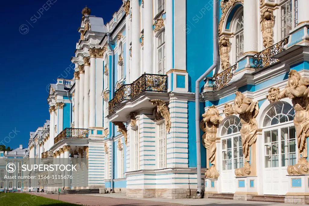 Russia, Saint Petersburg, Pushkin-Tsarskoye Selo, Catherine Palace