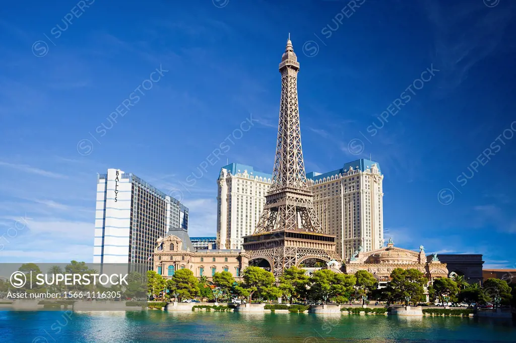 USA-Nevada-Las Vegas City-Paris Hotel