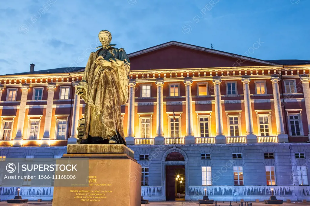 Place du Palais de Justice, Chambery, France.