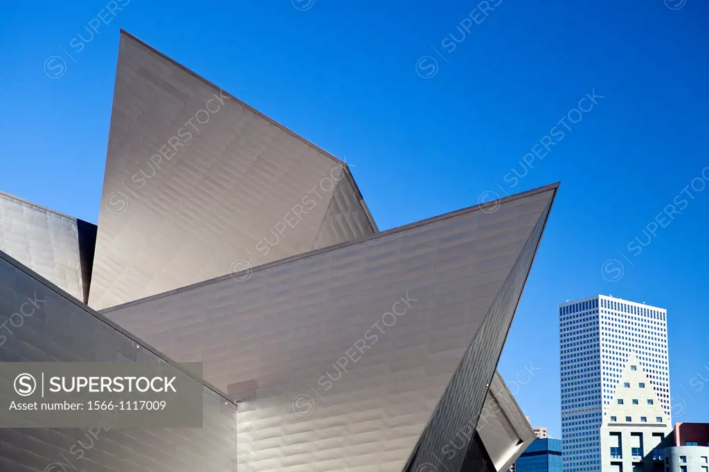 Frederic Hamilton building, Denver Art Museum, Denver, Colorado, USA