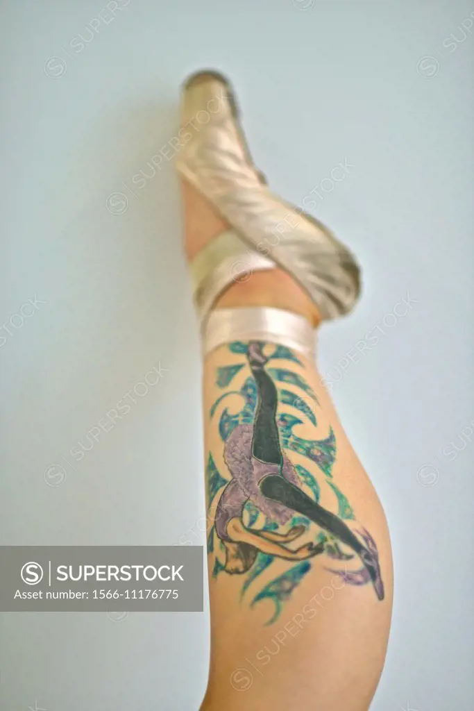 Pointe Shoes and Tatoo.