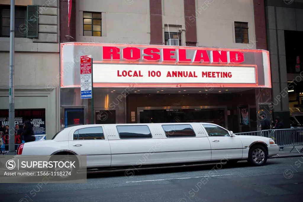 The renovated Roseland Ballroom near Times Square in New York