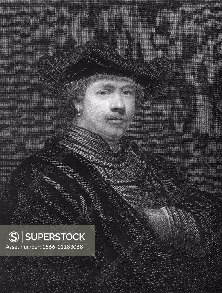 Rembrandt Harmenszoon van Rijn, 1606 - 1669, a Dutch painter of the Baroque,.