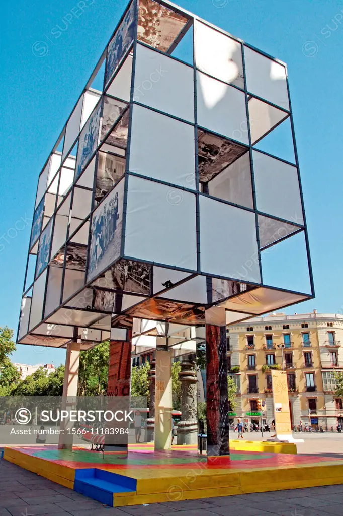Grafton Architects architectural installation, Tercentenary Memorial, 2014, Barcelona, Catalonia, Spain