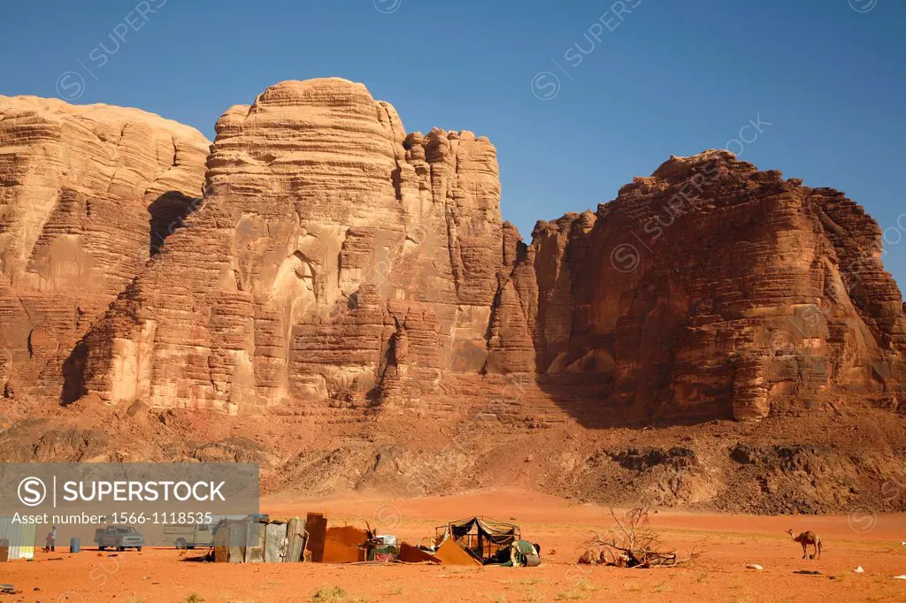 Bedouin camp in Wadi Rum, Jordan