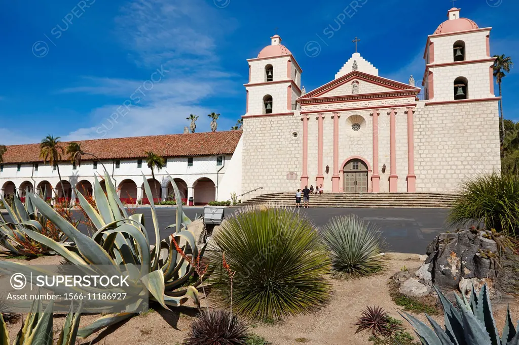Mission Santa Barbara. Santa Barbara, California, USA.