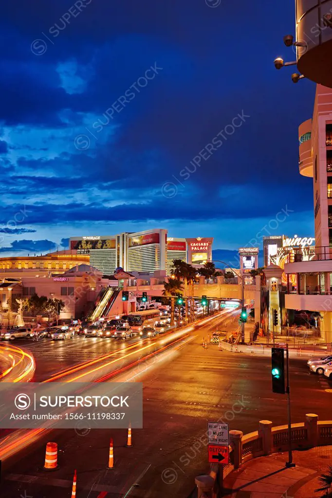 Las Vegas Boulevard. Las Vegas, Nevada, USA.