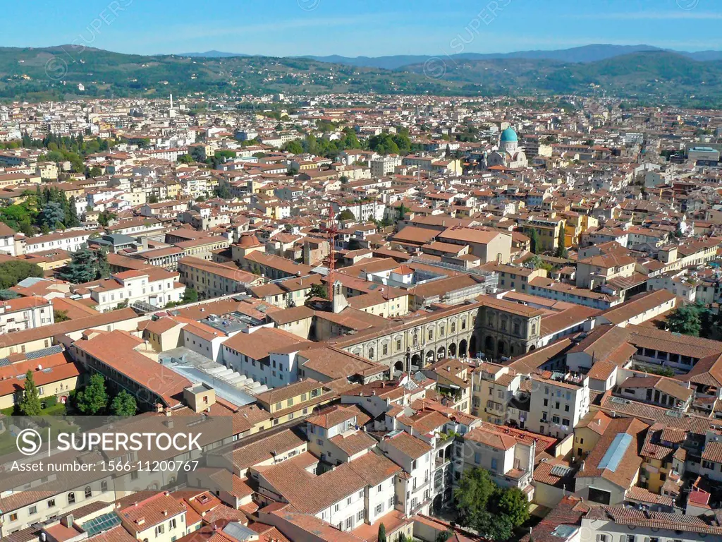 Florence (Italy). Panoramic of the city of Florence.