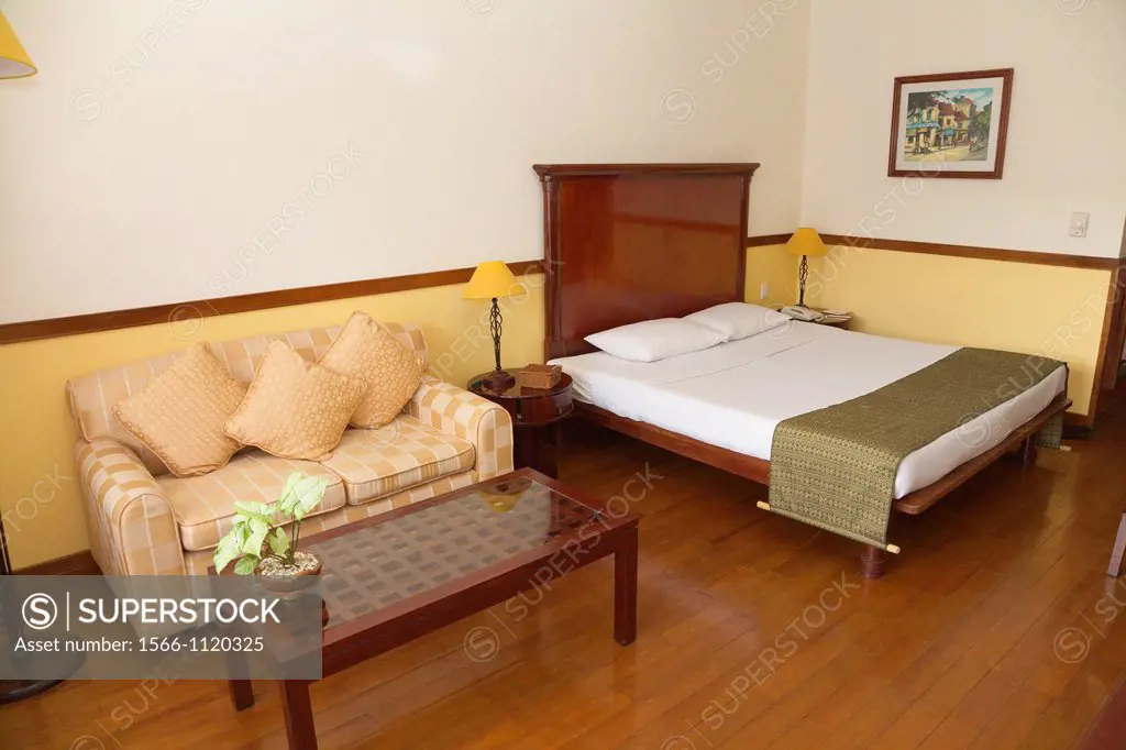 Hotel room, Victoria Resort, Can Tho, Mekong Delta, Ha Giang Province, Vietnam