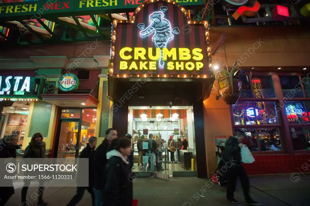 A Crumbs Bake Shop is seen in Times Square in New York The largest cupcake chain in the country, formerly known as 57th Street General Acquisition Cor...