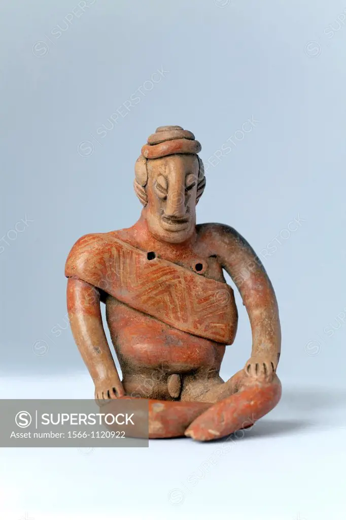 Pre-columbian clay sculpture 2nd century BC, Jalisco, Mexico
