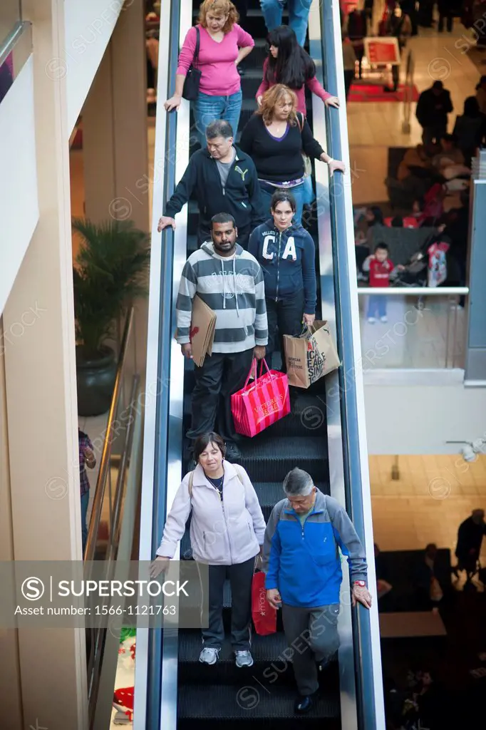 Shoppers at the Queens Center Mall in the borough of Queens in New York over the Black Friday weekend Sales for Black Friday this year show a 6 6 perc...