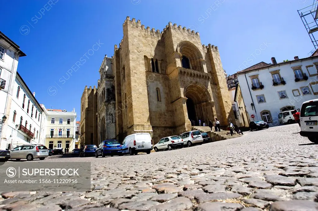 Old cathedral of Coimbra, Portugal