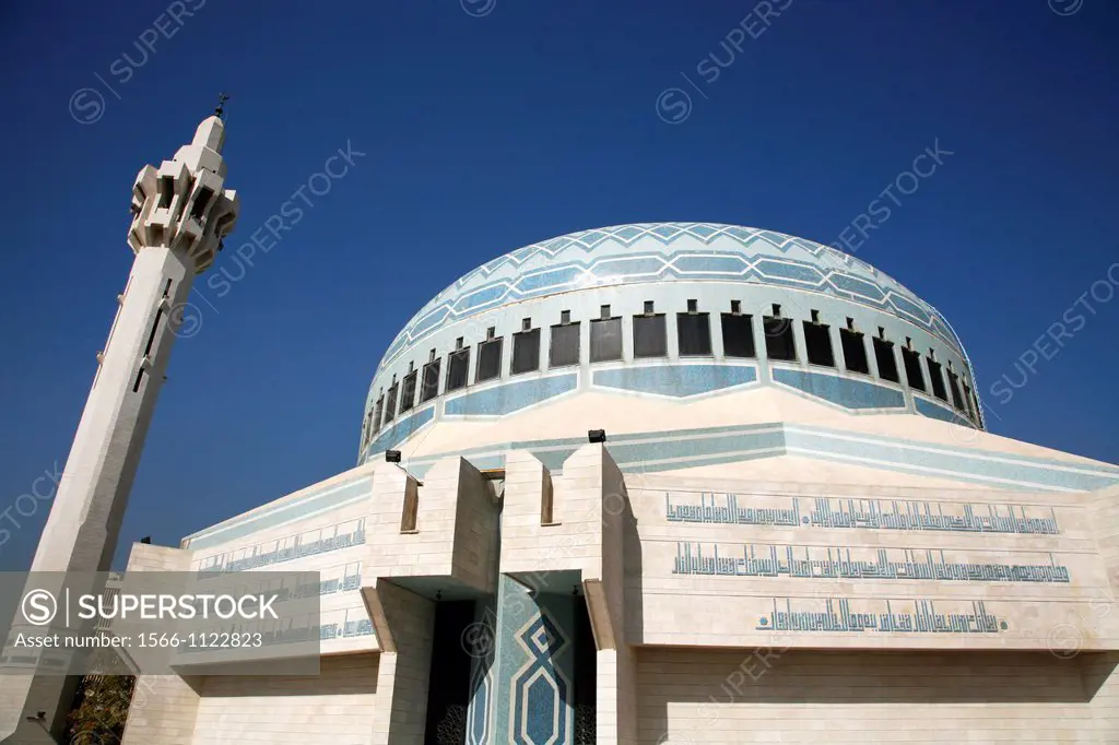 King Abdullah mosque, Amman, Jordan