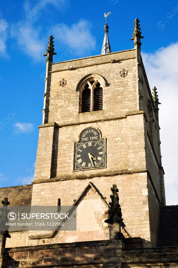 St Johns Church Clock Tower Knaresborough North Yorkshire England