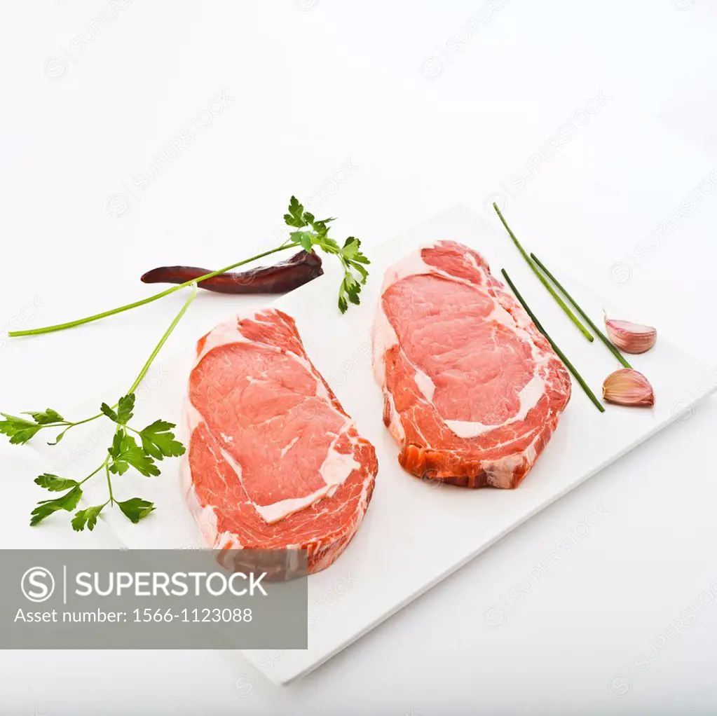 Two veal entrecote