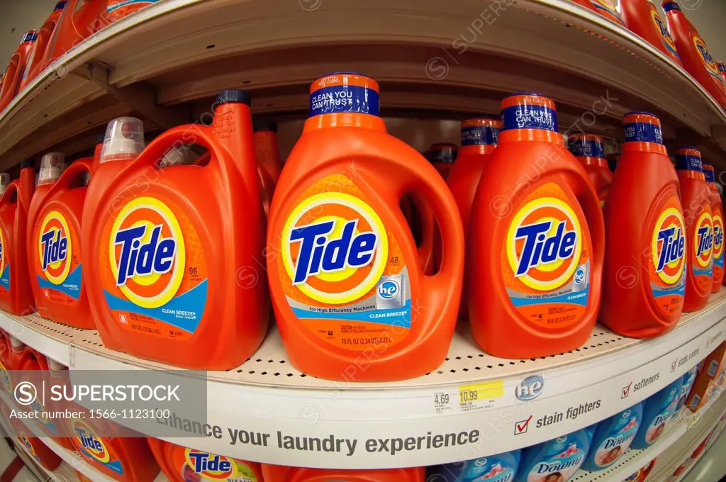 Tide detergent in the grocery department in a Target store in Elmhurst in the New York borough of Queens