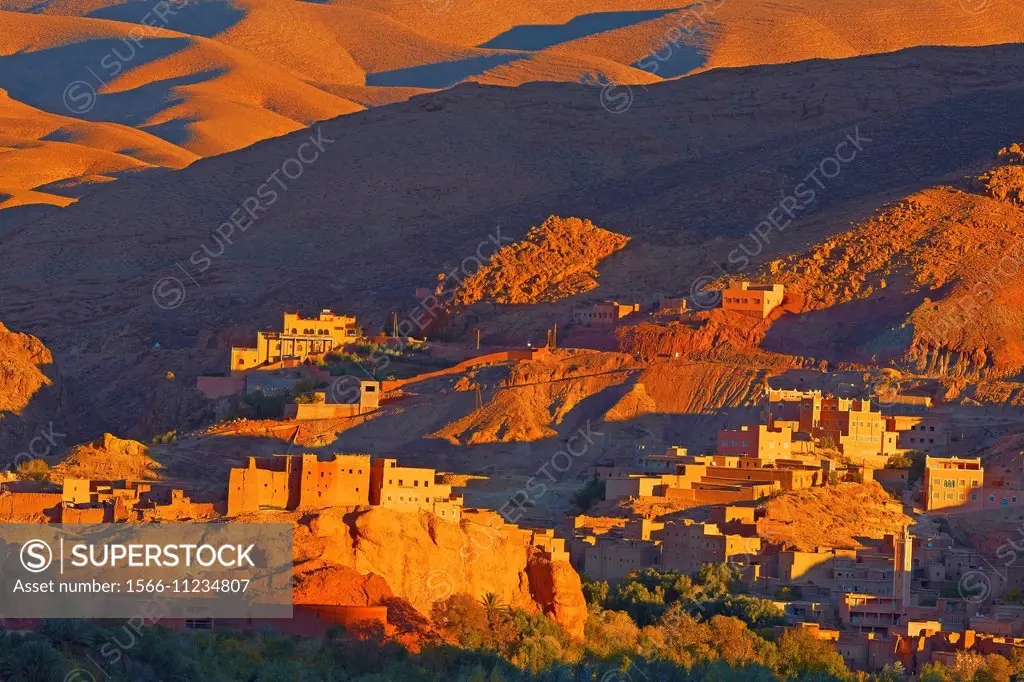 Dades Valley, Dades Gorges, Old Kasbah, High Atlas, Morocco.