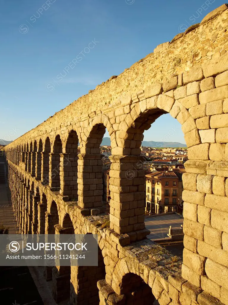 Aqueduct of Segovia. Segovia. Spain.