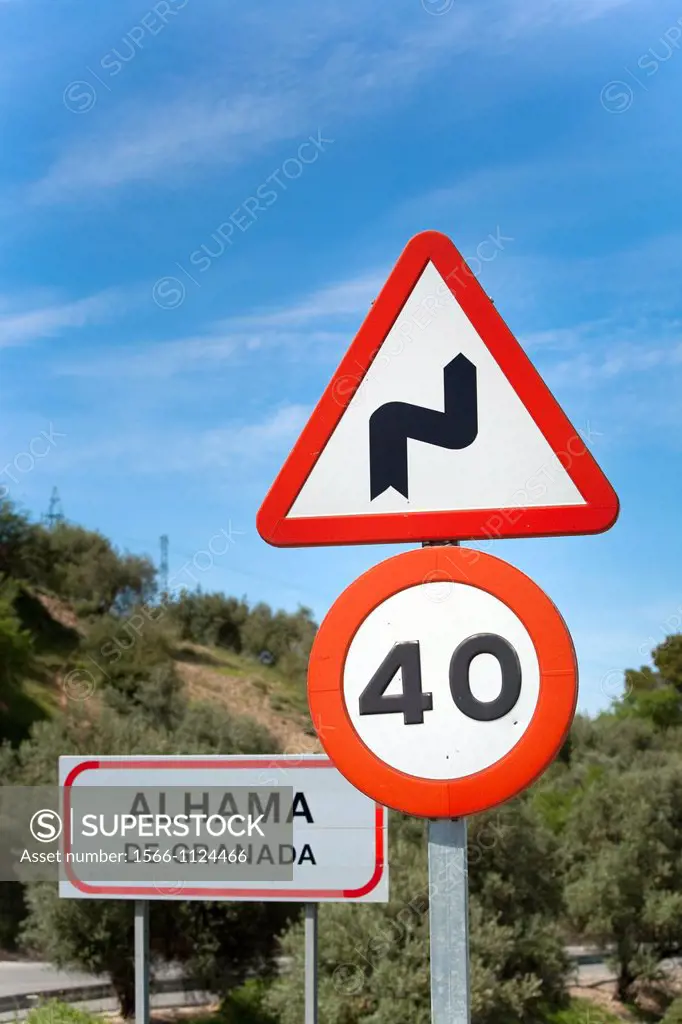 Road signs, Andalusia Spain