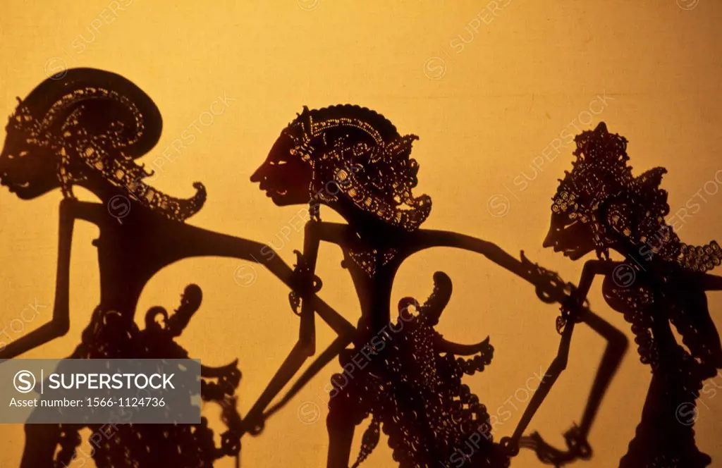Wayang Kulit, shadow puppet theatre  Yogyakarta  Java  Indonesia