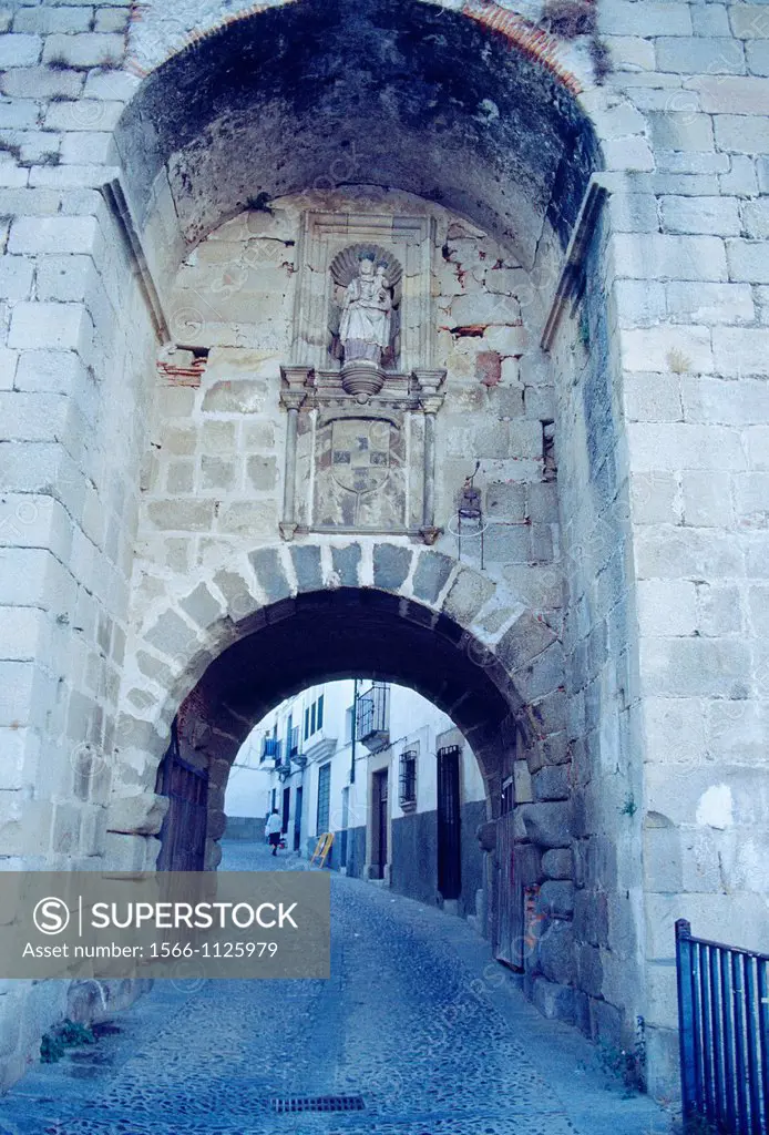 City gate. Coria, Caceres province, Extremadura, Spain.