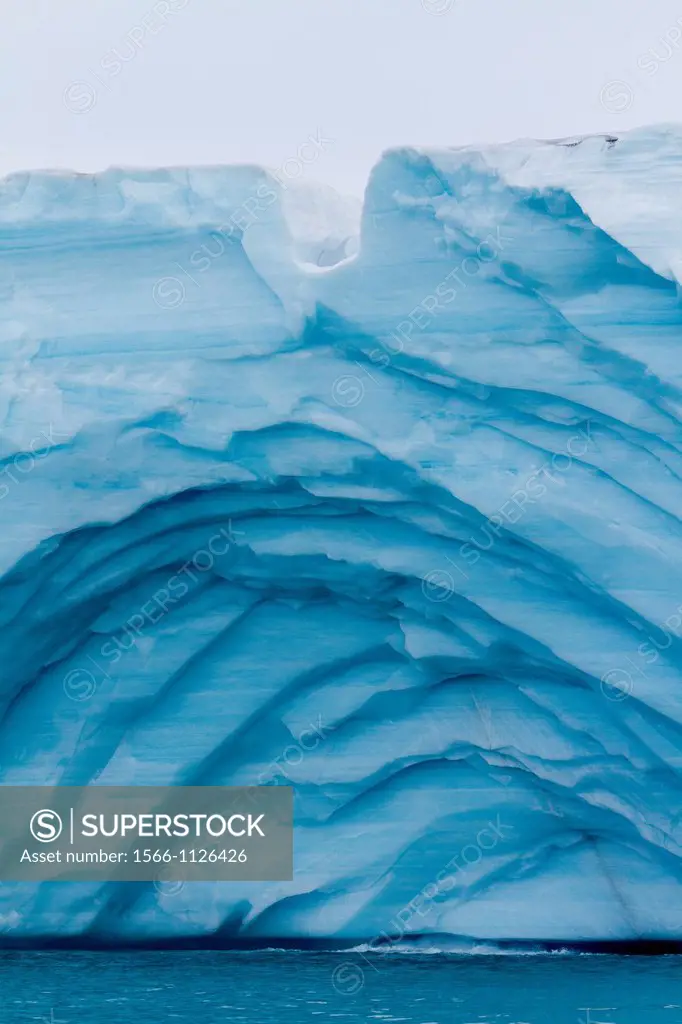 Norway, Svalbard, Spitsbergen, Nordaustlandet , Brasvell´s glacier