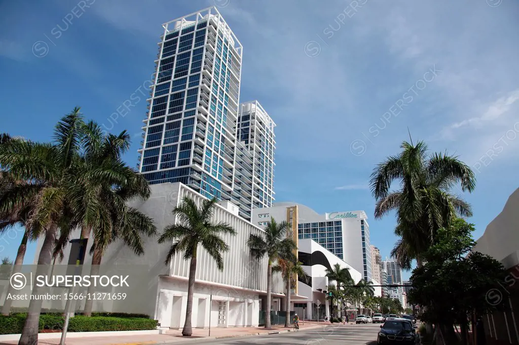 Tall buildings in Miami Beach
