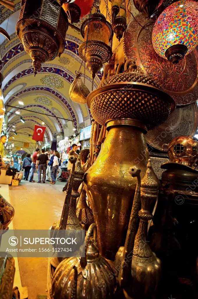Grand Bazaar  Istanbul  Turkey.