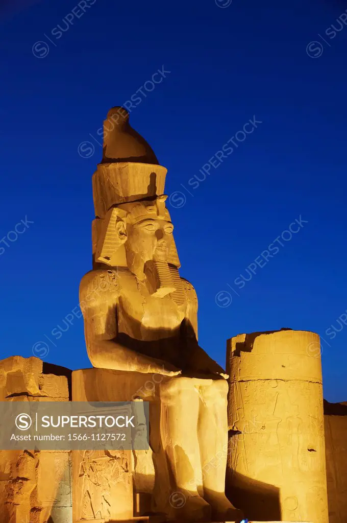 Egypt, Nile Valley, Luxor, The Temple of Luxor, Unesco world heritage