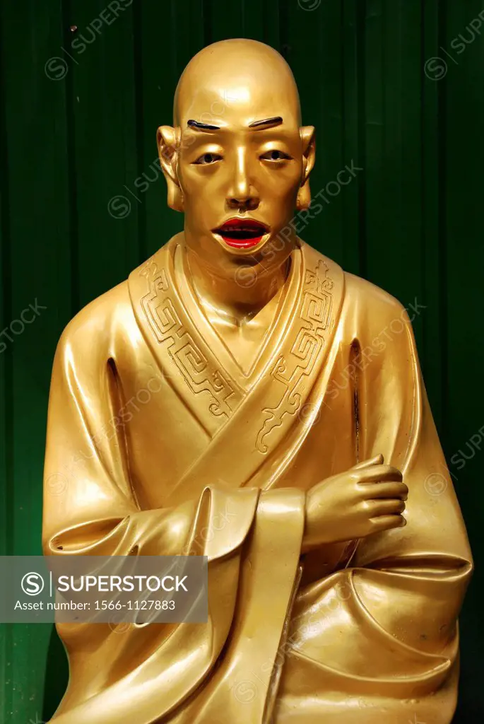 Ten Thousand Buddha´s Temple  Statue Buddhist Arhat or saint who has reached Nirvana