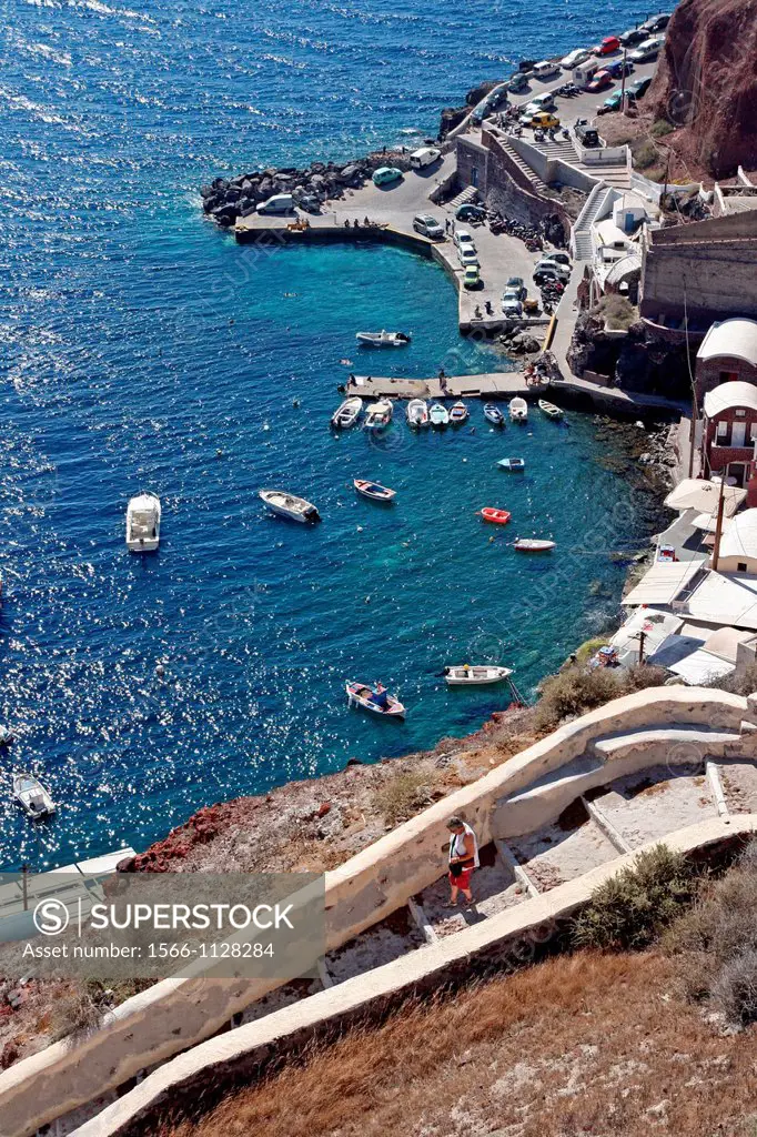 Ammoudi port, Oia, Santorini, Greece
