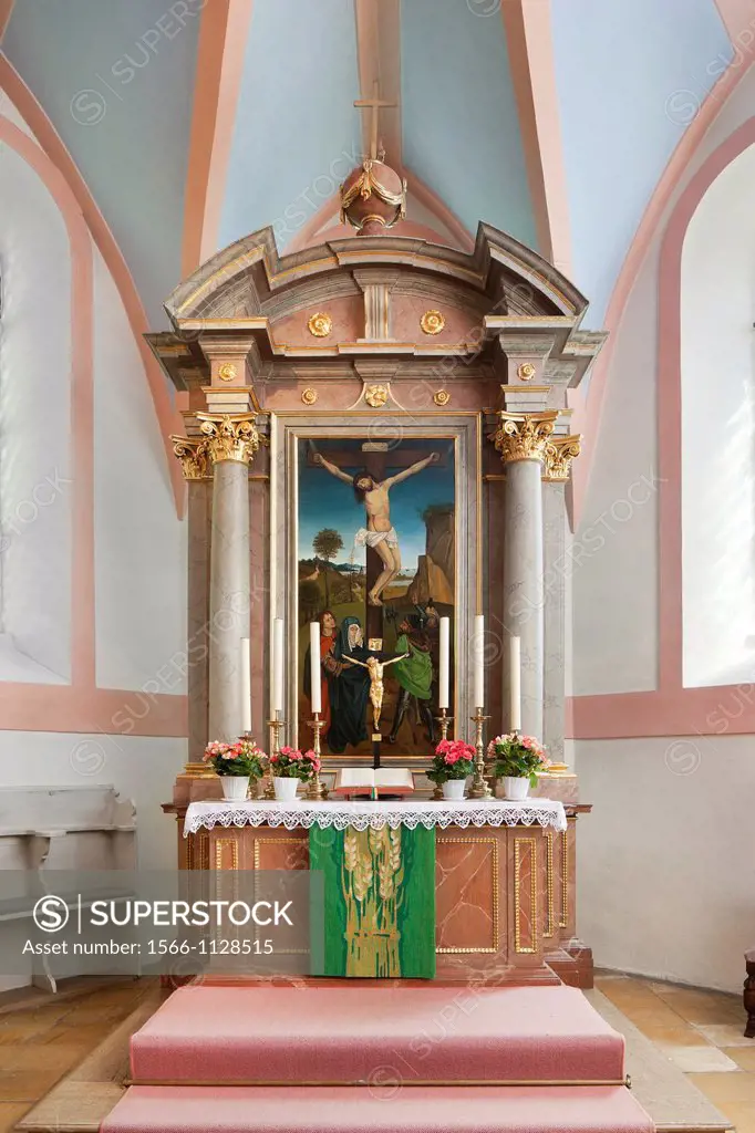 St. Georg church, High Altar, Igensdorf, Bavaria