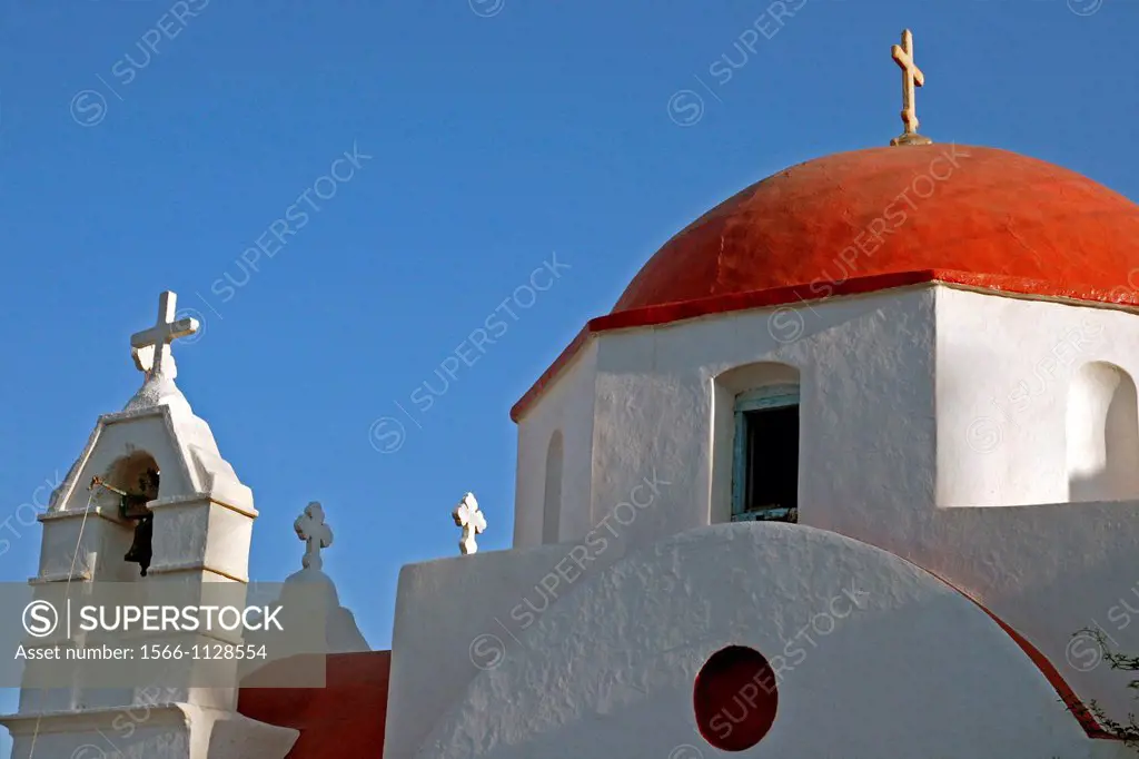 Orthodox Church, Chora, Mykonos, Greece