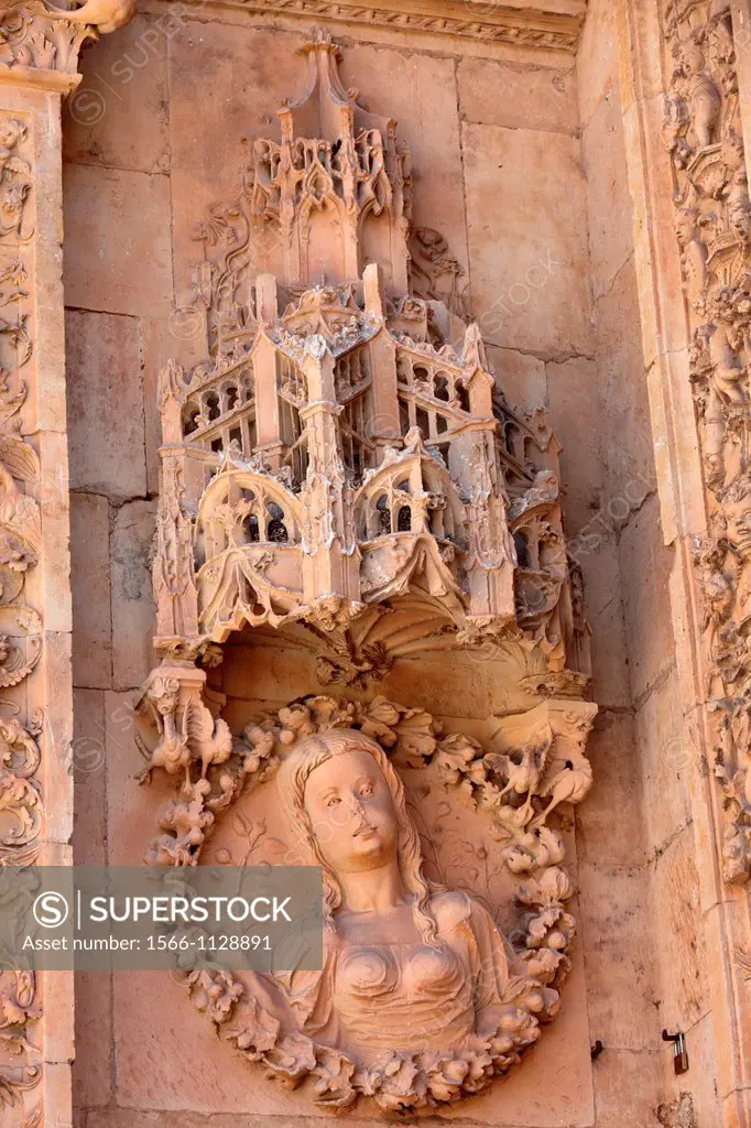 Details of the Church of San Esteban, Salamanca, Castilla y Leon, Spain, Europe