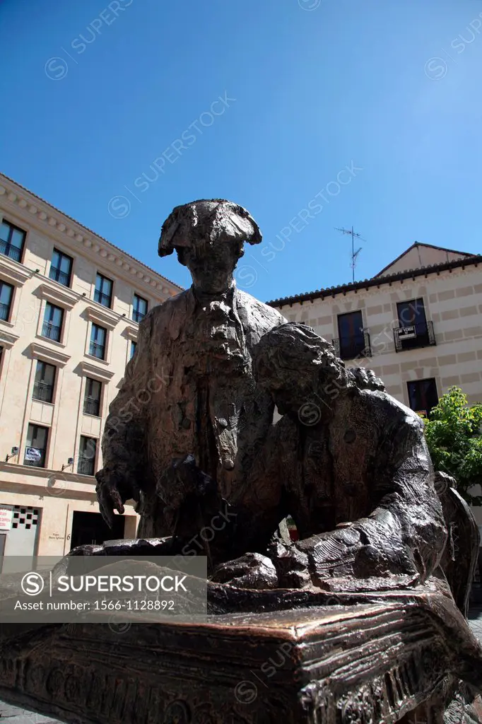 Monument to Alberto Churriguera and José del Castillo, Salamanca, Castilla y Leon, Spain, Europe